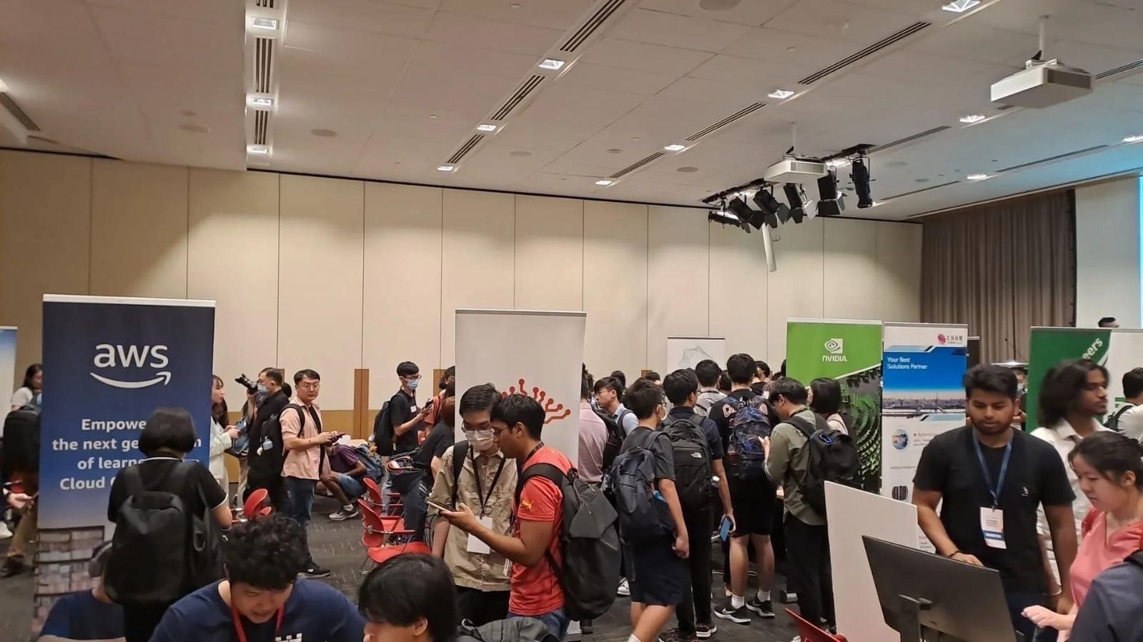 AI Student Developer Conference 2023 exhibition hall