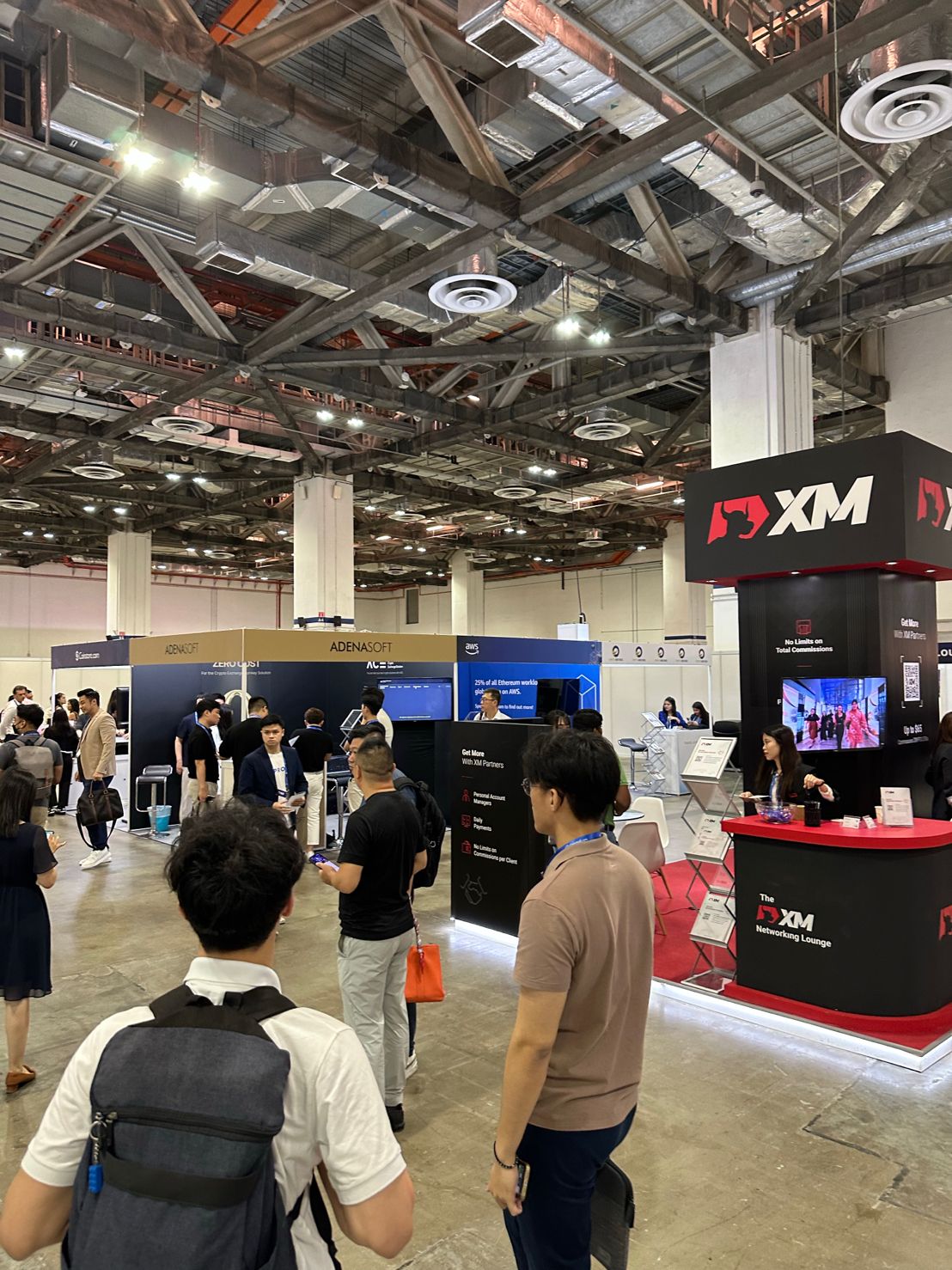 Crypto Expo Asia 2023 exhibition floor